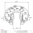 Pont de diodes, alternateur AS-PL ARC5107 - Visuel 3