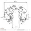 Pont de diodes, alternateur AS-PL ARC5205S - Visuel 3