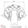 Pont de diodes, alternateur AS-PL ARC6005A - Visuel 3
