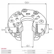 Pont de diodes, alternateur AS-PL ARC6065 - Visuel 3