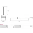 Pont de diodes, alternateur AS-PL ARD9006 - Visuel 2