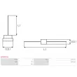 Pont de diodes, alternateur AS-PL ARD9070S - Visuel 2
