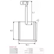 Balais, démarreur AS-PL BSX157-158 - Visuel 2