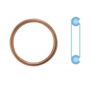 Rondelle d'étanchéité, vis de vidange d'huile CORTECO 005709H