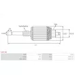 Induit, démarreur AS-PL SA0114S - Visuel 2