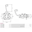 Porte-balais AS-PL SBH6024S - Visuel 2