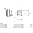 Embrayage à roue libre, démarreur AS-PL SD3011 - Visuel 2