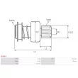 Embrayage à roue libre, démarreur AS-PL SD6001 - Visuel 2