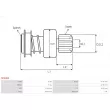 Embrayage à roue libre, démarreur AS-PL SD6008 - Visuel 2