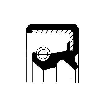 Bague d'étanchéité, moyeu de roue CORTECO