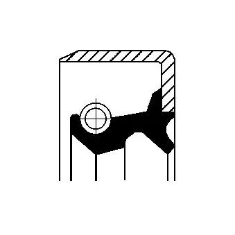 Bague d'étanchéité, moyeu de roue CORTECO