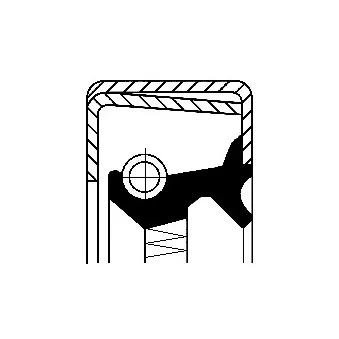 Bague d'étanchéité, moyeu de roue CORTECO