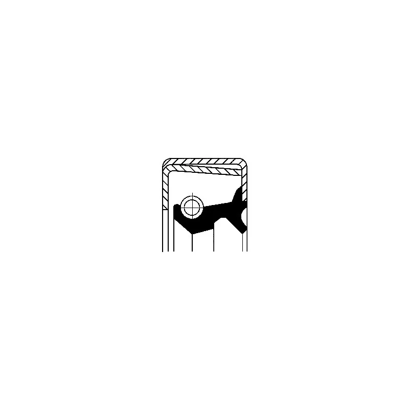 Bague d'étanchéité, moyeu de roue CORTECO 12013987B