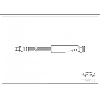 Flexible de frein CORTECO 19018105