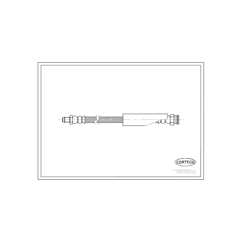 Flexible de frein CORTECO 19018105