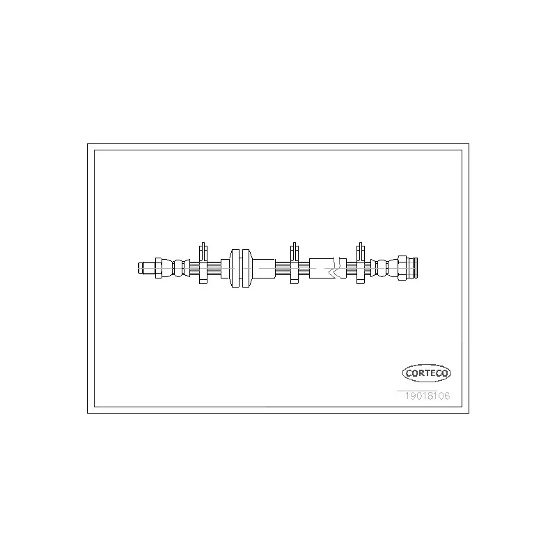 Flexible de frein CORTECO 19018106