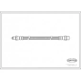 Flexible de frein CORTECO 19018107