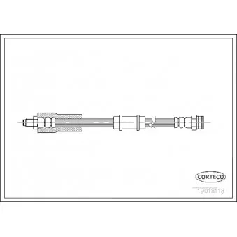 Flexible de frein CORTECO 19018118