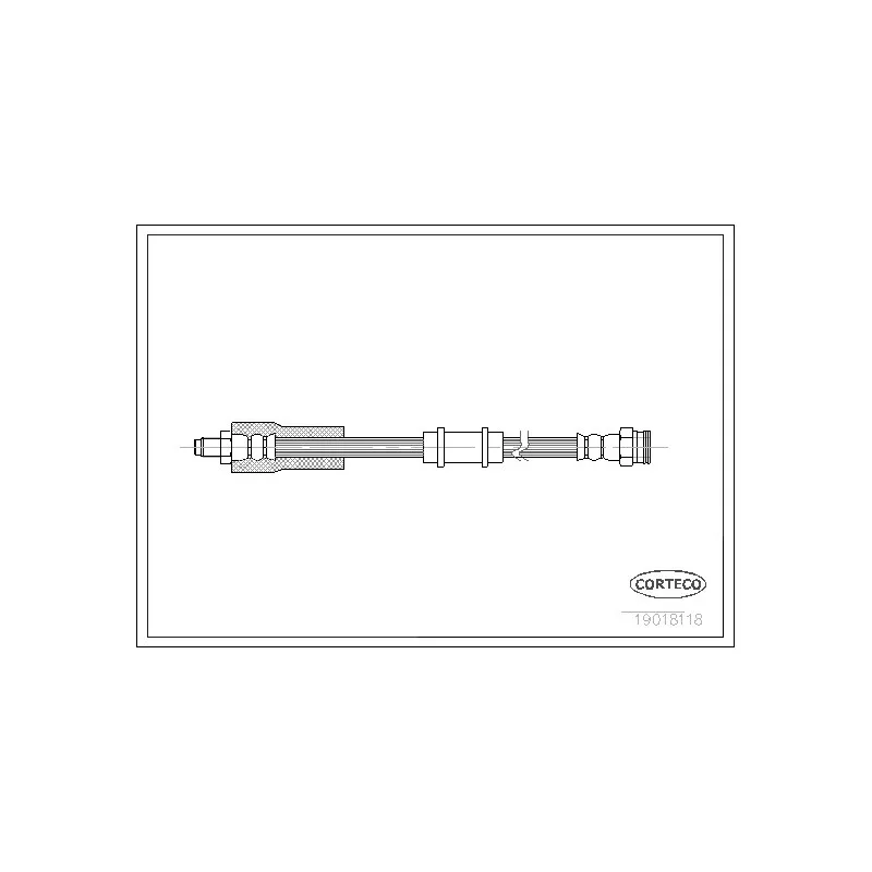 Flexible de frein CORTECO 19018118
