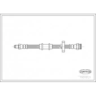 Flexible de frein CORTECO 19018121