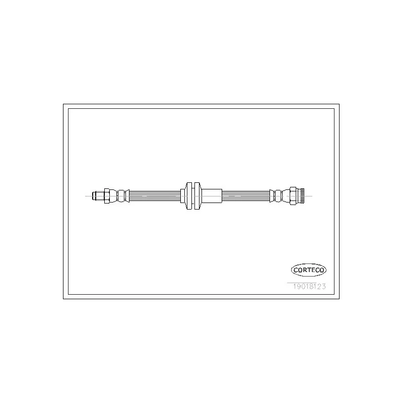 Flexible de frein CORTECO 19018123