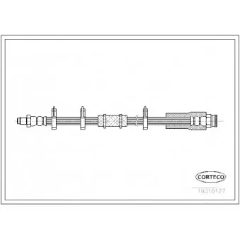 Flexible de frein CORTECO 19018127