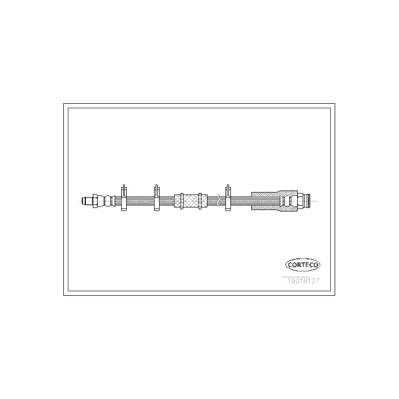 Flexible de frein CORTECO 19018127