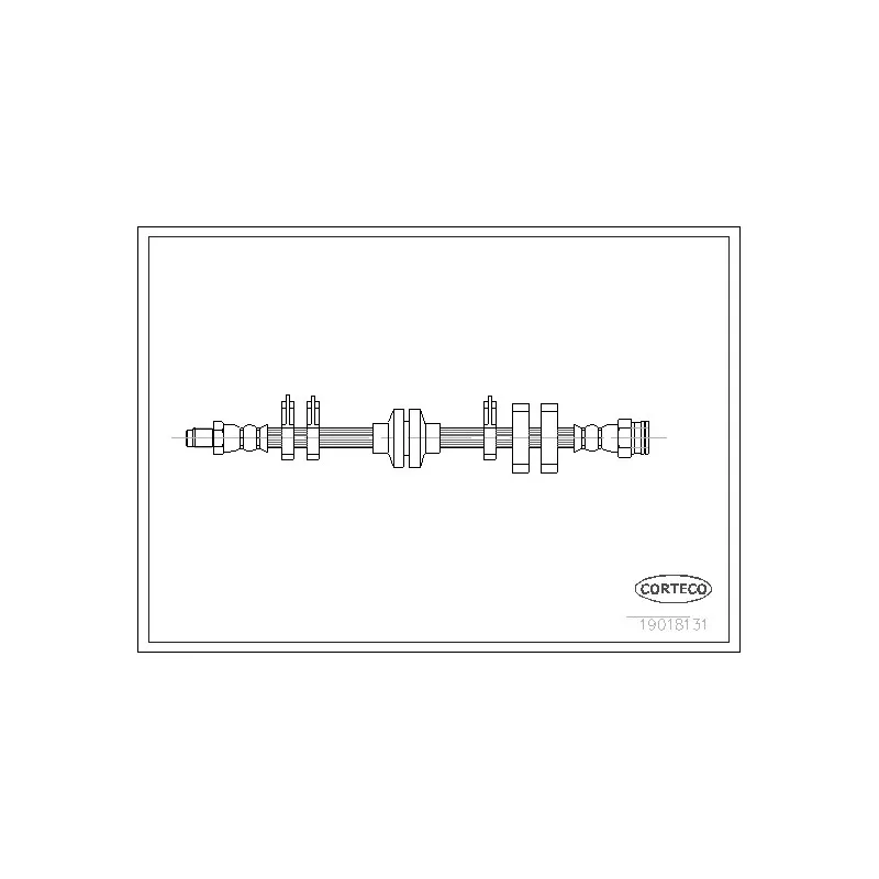 Flexible de frein CORTECO 19018131