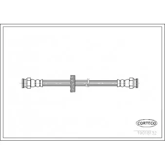 Flexible de frein CORTECO 19018132