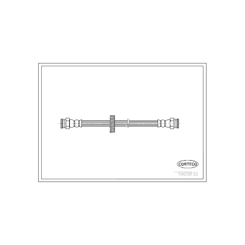 Flexible de frein CORTECO 19018132