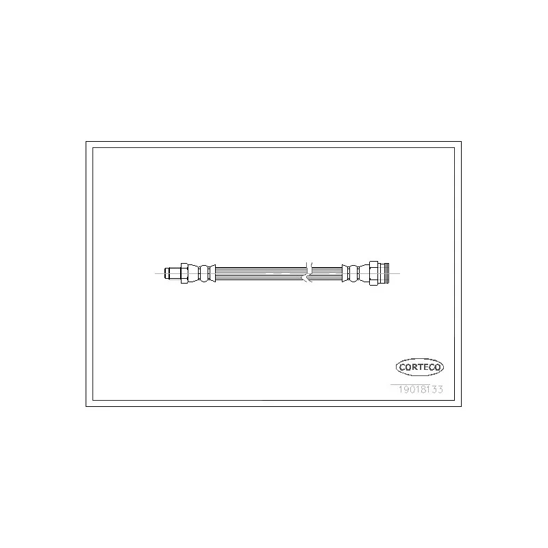 Flexible de frein CORTECO 19018133