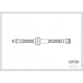 Flexible de frein CORTECO 19018134