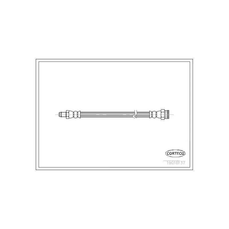 Flexible de frein CORTECO 19018137