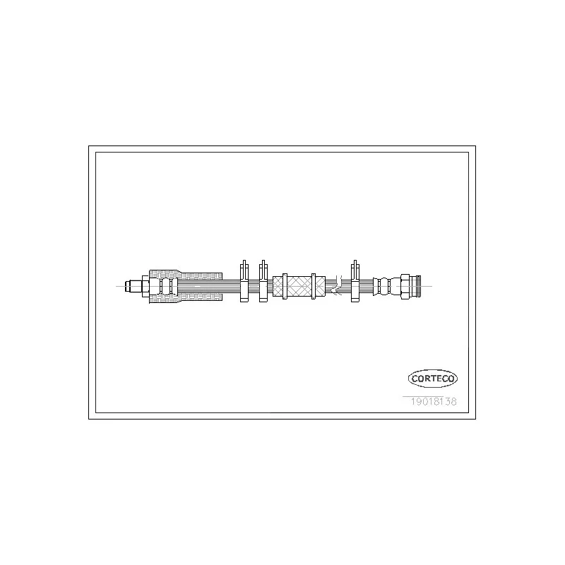 Flexible de frein CORTECO 19018138