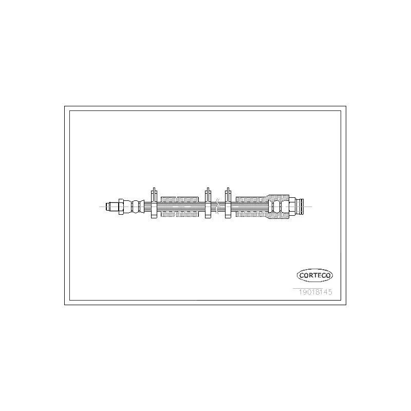 Flexible de frein CORTECO 19018145