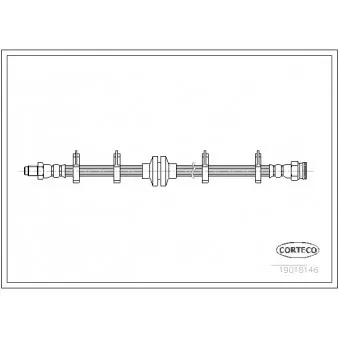 Flexible de frein CORTECO 19018146