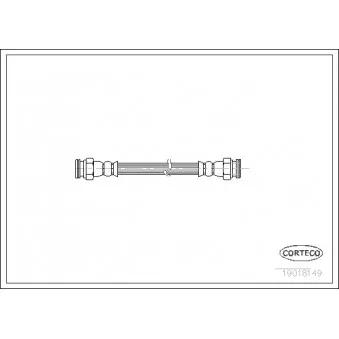 Flexible de frein CORTECO 19018149