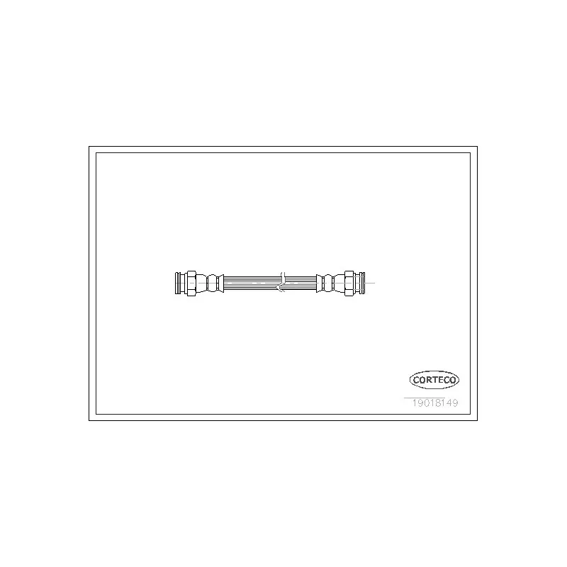 Flexible de frein CORTECO 19018149
