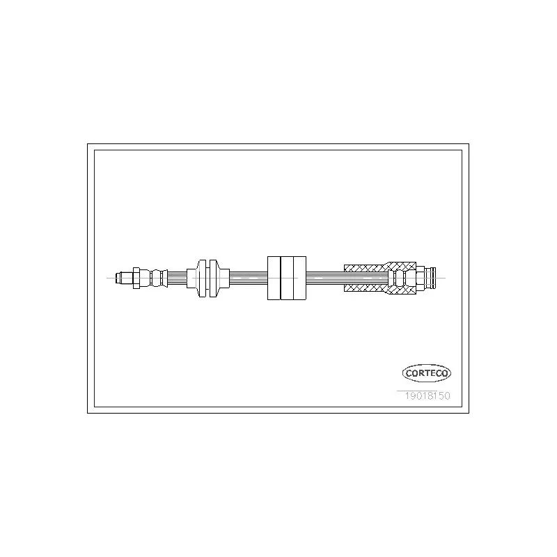 Flexible de frein CORTECO 19018150