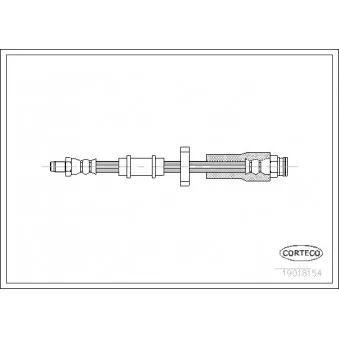 Flexible de frein CORTECO 19018154