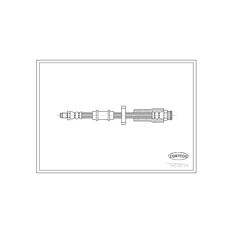 Flexible de frein CORTECO 19018154