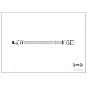 Flexible de frein CORTECO 19018156