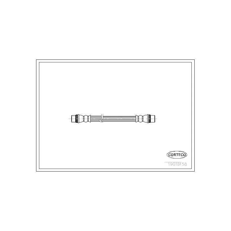 Flexible de frein CORTECO 19018158