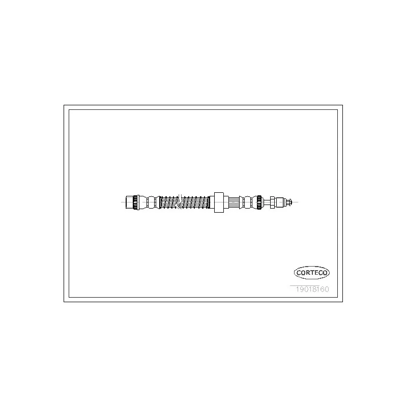 Flexible de frein CORTECO 19018160