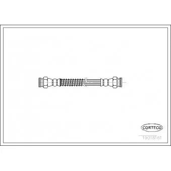 Flexible de frein CORTECO 19018161