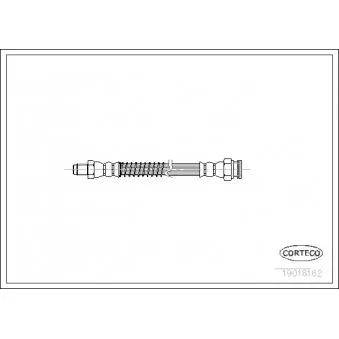 Flexible de frein CORTECO 19018162