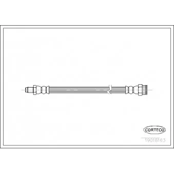 Flexible de frein CORTECO 19018163