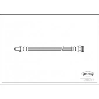 Flexible de frein CORTECO 19018165