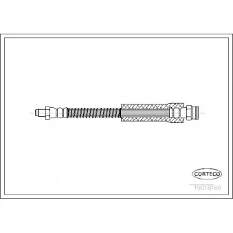 Flexible de frein CORTECO 19018166