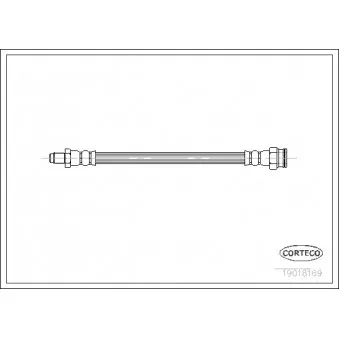 Flexible de frein CORTECO 19018169